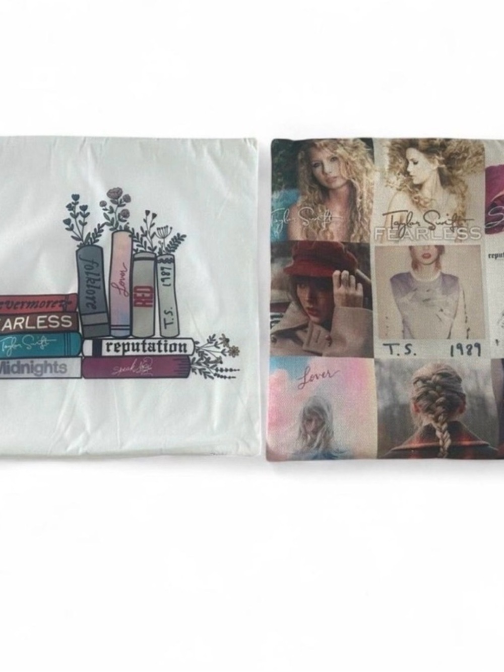 Taylor Swift Pastel Multi Album Collage Pillow Covers - Picture 3 of 3